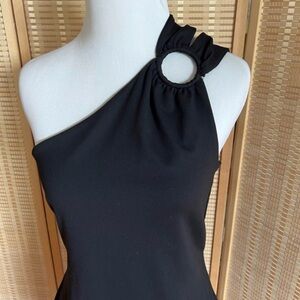 Susana Monaco one shoulder ring Dress Size M